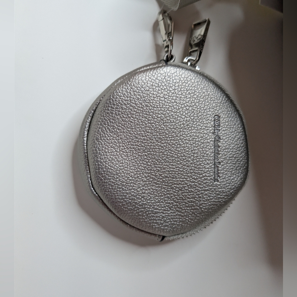 โจ CXL by Christian Lacroix EVE Pebble Camera Bag w/ Detachable Mini Zip โ Pewter - Picture 10 of 11